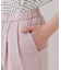 【シワになりにくい】コットンライクテーパードパンツ