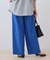 【SETUP可能/涼しい】コットンワイドパンツ