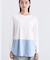 【コットン】シャツ切り替えカットソー