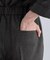 【洗える／セットアップ可能】凹凸ストレッチ素材ストレートパンツ