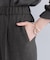 【洗える／セットアップ可能】凹凸ストレッチ素材ストレートパンツ