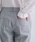 【褒められパンツ/ウール混】スティックパンツ