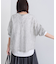 【キッドモヘア素材】ラウンドヘムニット