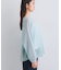 【キッドモヘア素材】ラウンドヘムニット