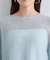 【キッドモヘア素材】ラウンドヘムニット