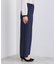【日本製／通勤スーツ】プレシャスドビー ワイドパンツ