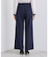 【日本製／通勤スーツ】プレシャスドビー ワイドパンツ
