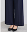 【日本製／通勤スーツ】プレシャスドビー ワイドパンツ