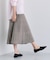 【洗える／SETUP可能】ジャカードニット プリーツスカート