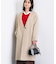 【軽量／ウール混】ライトフォルム ロングコート