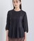 【コットン100％】タックシアーブラウス