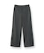 【日本製／スーツ／通勤】シルクウールストレッチ ワイドパンツ