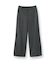 【日本製／スーツ／通勤】シルクウールストレッチ ワイドパンツ