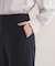 【通勤スーツ／洗える】ストレッチワイドパンツ