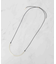 【長さ調整自由】メタルカーブバーネックレス