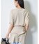 【洗える／アンサンブル】丸首カーディガン＆袖スリット5分袖ニット
