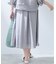 【洗える／SETUP可能】シアーシャンブレータックフレアスカート