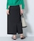 【洗える／Iライン】ジャージスカート
