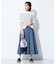 【洗える／UVケア／すっきり見え】ナローフレアスカート