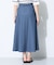 【洗える／UVケア／すっきり見え】ナローフレアスカート