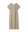 【華奢見え】ベルト付きナローワンピース