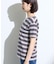 【ゆったり／着映え】ボーダーリラクシーTシャツ