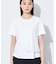 【洗える】レイヤード風レースコンビTシャツ