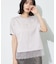 【汗ジミ防止／接触冷感】裾レースドルマンTシャツ