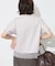 【汗ジミ防止／接触冷感】裾レースドルマンTシャツ