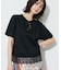 【汗ジミ防止／接触冷感】裾レースドルマンTシャツ