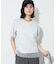 【汗ジミ防止／接触冷感】裾レースドルマンTシャツ