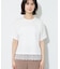 【汗ジミ防止／接触冷感】裾レースドルマンTシャツ