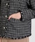 【華やか／着回し力◎】上品ツイードVネックジャケット
