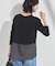 【レイヤードにおすすめ】シャツコンビ ロングTシャツ