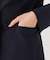 【洗える／通勤／スーツ】メランジストレッチ ノーカラージャケット