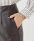 【トレンド感◎／大人の光沢感】レザー調ナロースカート