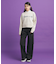 ラメジャカードニット