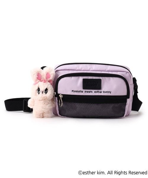 ESTHER BUNNY】ぬいぐるみ付ショルダーバッグ｜ピンクラテの通販