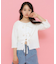 【ニコラ10月号掲載/セットアイテム／2WAY】リボンプルオーバー