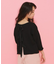 【ニコラ10月号掲載/セットアイテム／2WAY】リボンプルオーバー