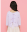 【ニコラ10月号掲載/セットアイテム／2WAY】リボンプルオーバー