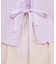 【ニコラ10月号掲載/セットアイテム／2WAY】リボンプルオーバー