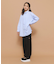タイ付き チュニック風シャツ