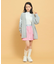 【インナー付き】ストライプシャツスカート