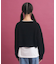 【セットアイテム】ベーシック レイヤー見せショート丈ニット