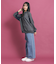 ビックシルエット ハーフジップ