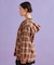 【SETアイテム】チェックシャツパーカ＋ロンT