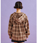 【SETアイテム】チェックシャツパーカ＋ロンT