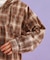 【SETアイテム】チェックシャツパーカ＋ロンT
