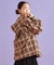 【SETアイテム】チェックシャツパーカ＋ロンT